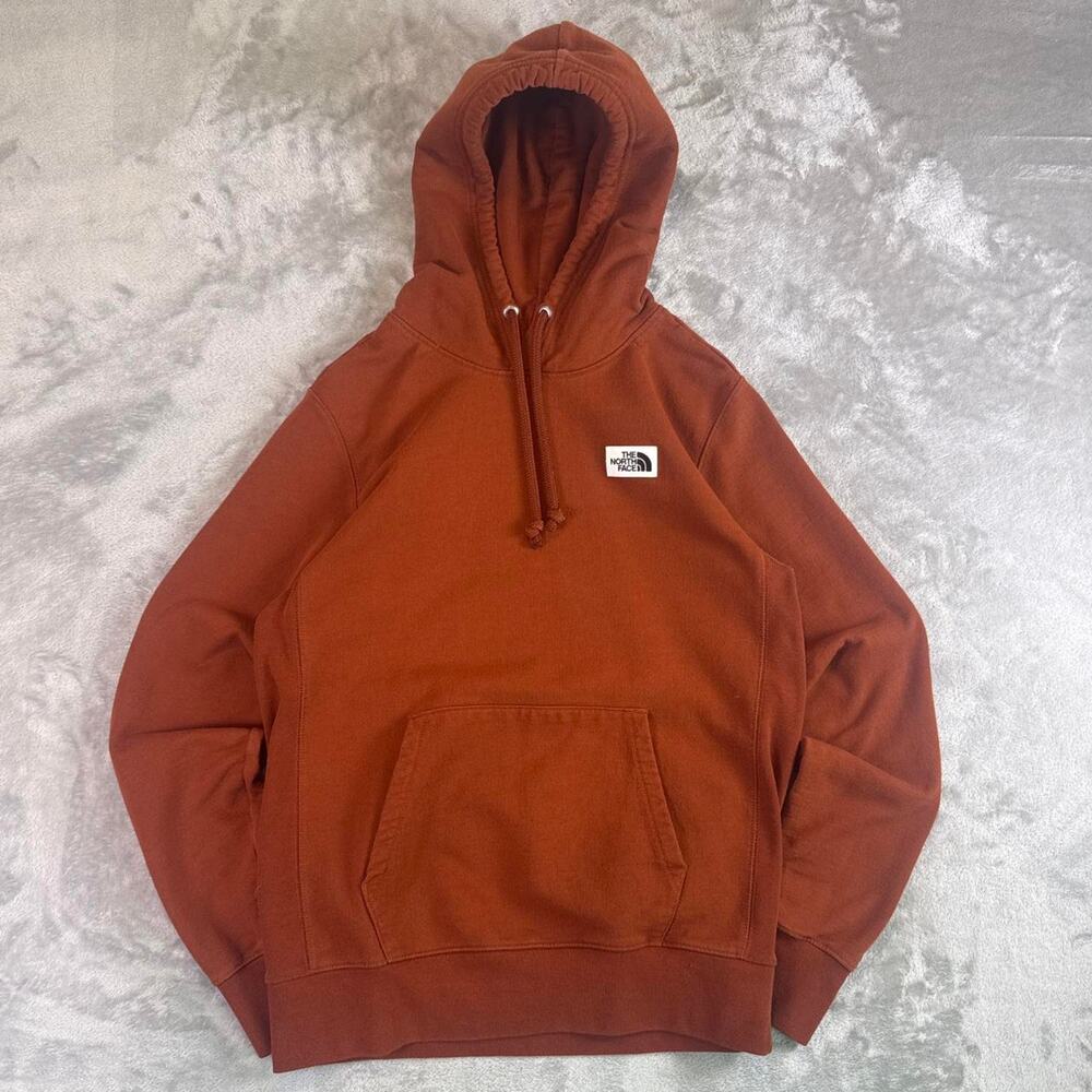 The North Face Minimalist Brown Pullover Hoodie Sweatshirt Outdoor Small